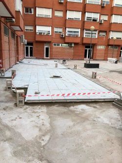 patio vecinos impermeabilizacion
