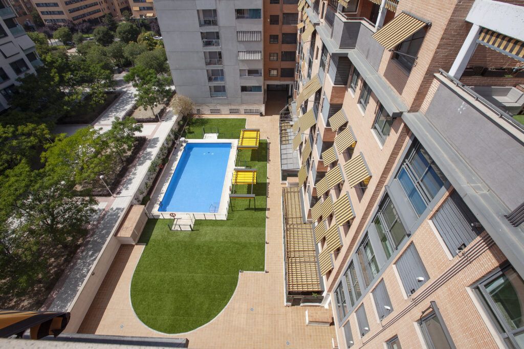 rehabilitacion de patio comun en madrid